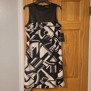 Ralph Lauren mixed media dress